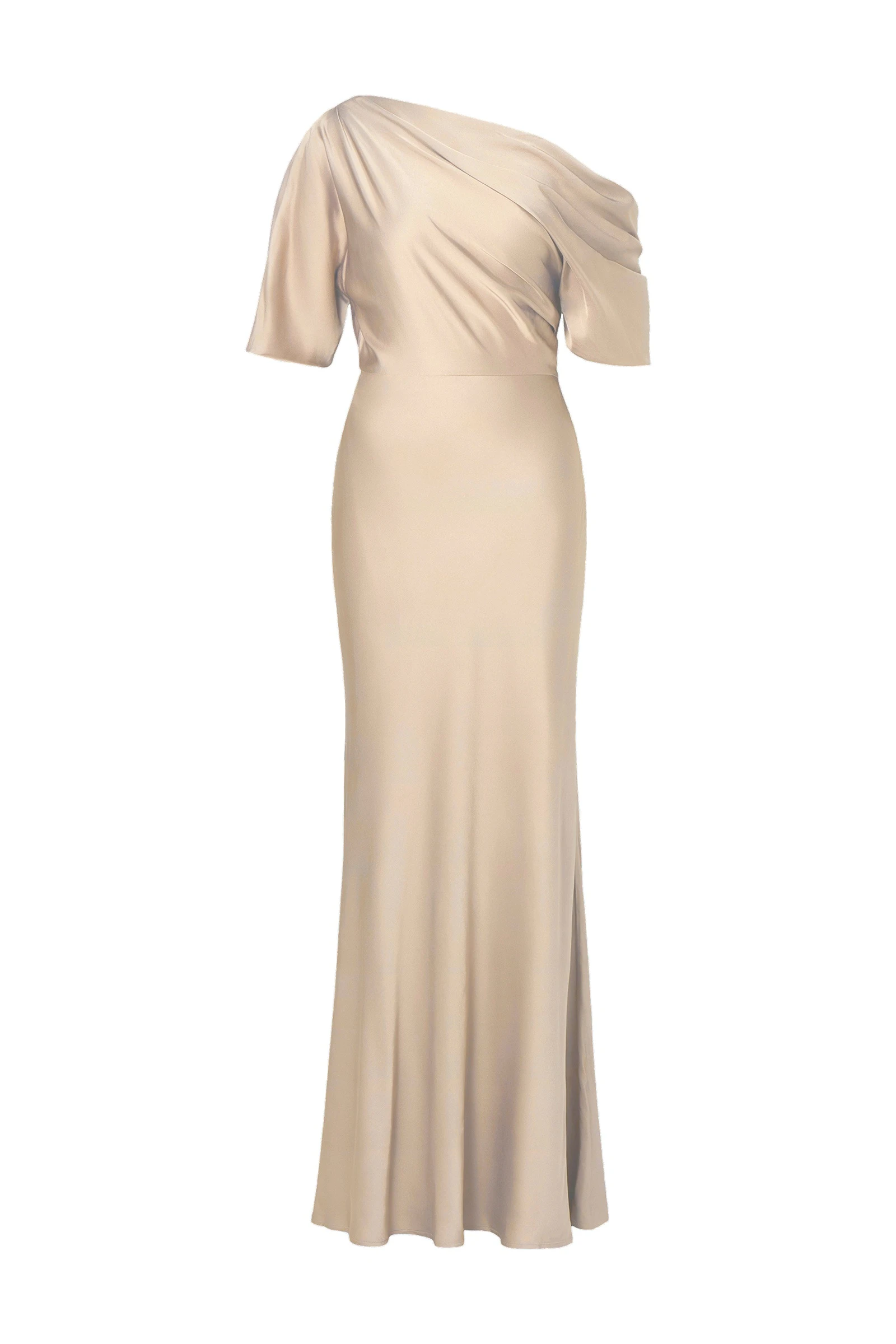 By Malina Marisa Maxi Dress in Champagne By Malina Marisa Maxi Dress in Champagne