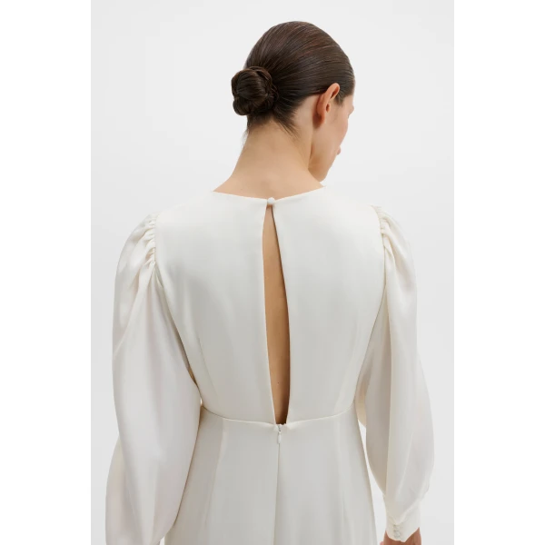 By Malina Mathilde Gown in Cream, view 5