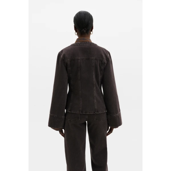 By Malina Meja Shirt in Brown Wash, view 5