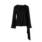 By Malina Melandy Blouse in Black By Malina Melandy Blouse in Black