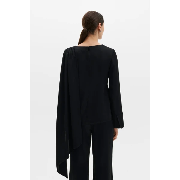 By Malina Melandy Blouse in Black, view 5