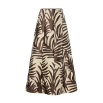 By Malina Meline Midi Skirt in Burnt Leaf By Malina Meline Midi Skirt in Burnt Leaf