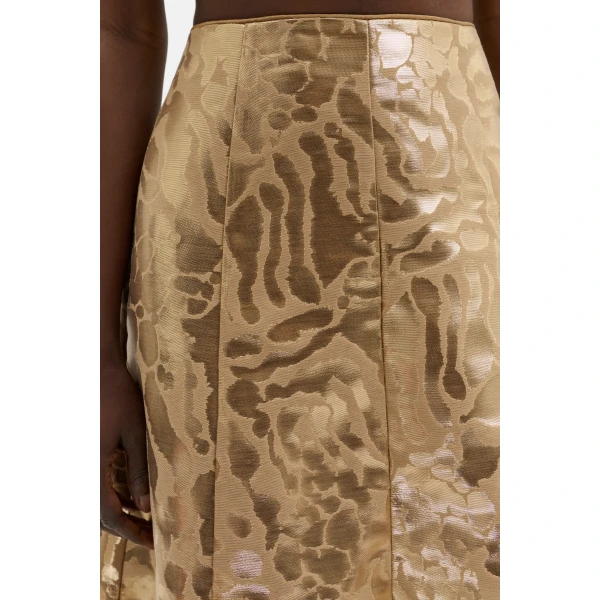 By Malina Meline Midi Skirt in Savannah Metallic, view 5