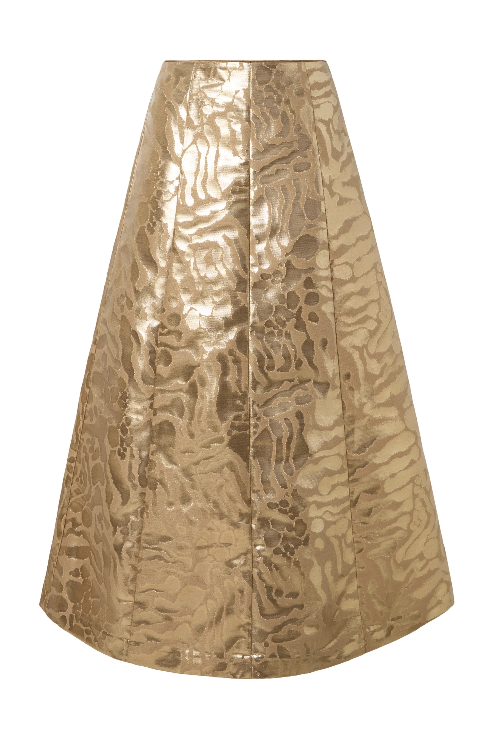 By Malina Meline Midi Skirt in Savannah Metallic By Malina Meline Midi Skirt in Savannah Metallic
