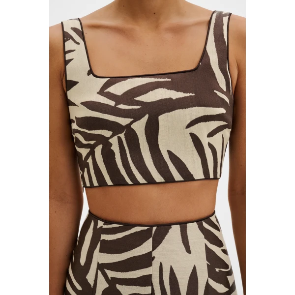 By Malina Mereya Top in Burnt Leaf, view 4