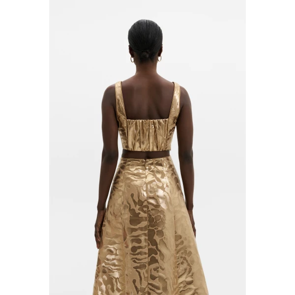 By Malina Mereya Top in Savannah Metallic, view 4