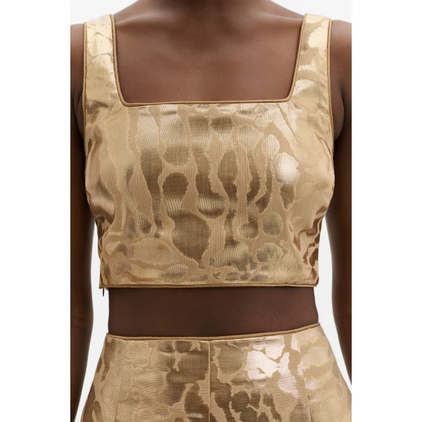 By Malina Mereya Top in Savannah Metallic, view 5