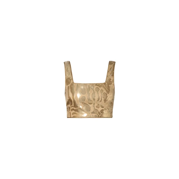 By Malina Mereya Top in Savannah Metallic