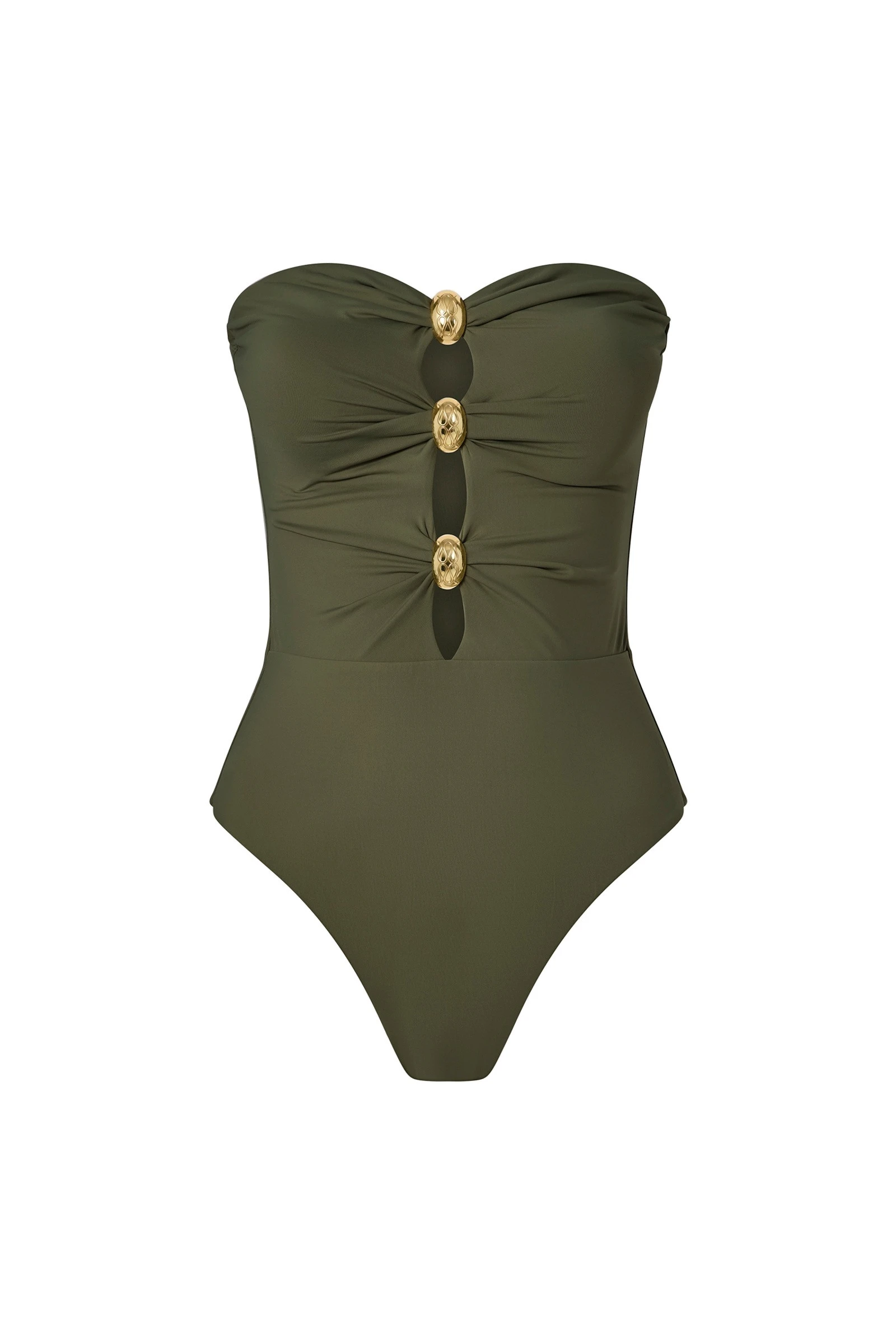 By Malina Milea Swimsuit in Dusty Olive By Malina Milea Swimsuit in Dusty Olive