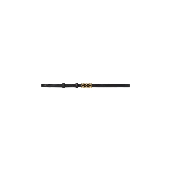 Mini Monogram Belt in Black