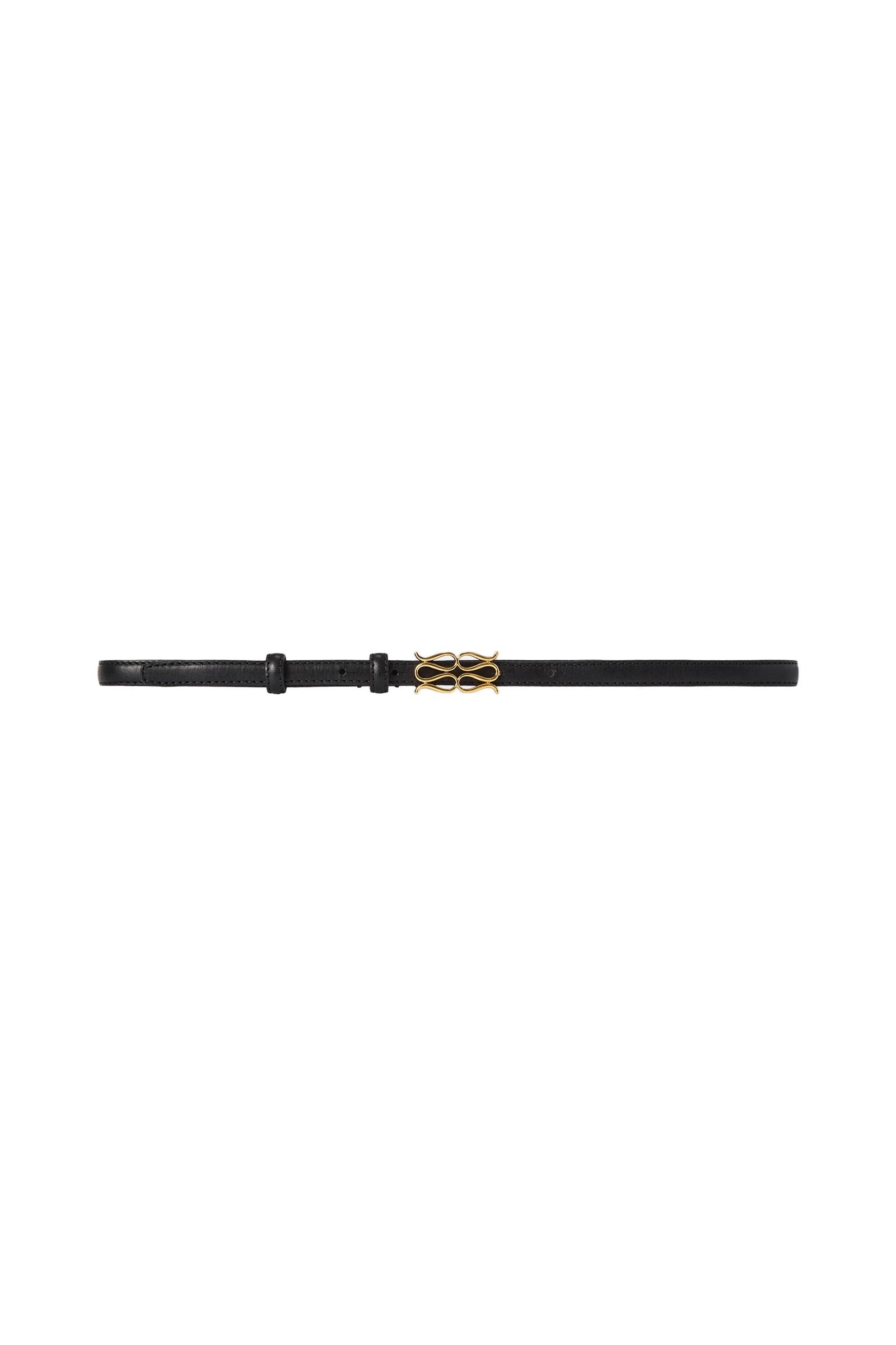 By Malina Mini Monogram Belt in Black By Malina Mini Monogram Belt in Black