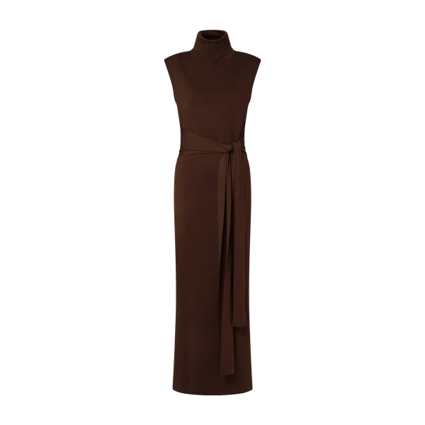 Minna Maxi Dress in Dark Brown