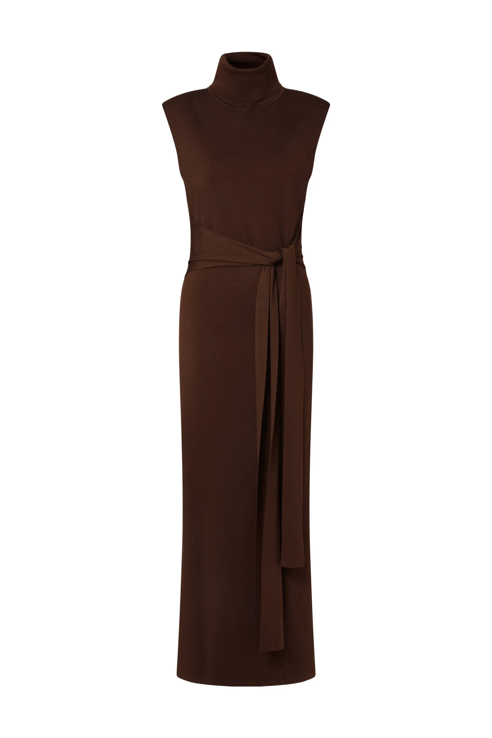 By Malina Minna Maxi Dress in Dark Brown By Malina Minna Maxi Dress in Dark Brown