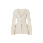 By Malina Mirella Cardigan in Vanilla