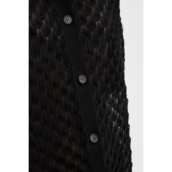 By Malina Moa Oversized Shirt in Black, view 5