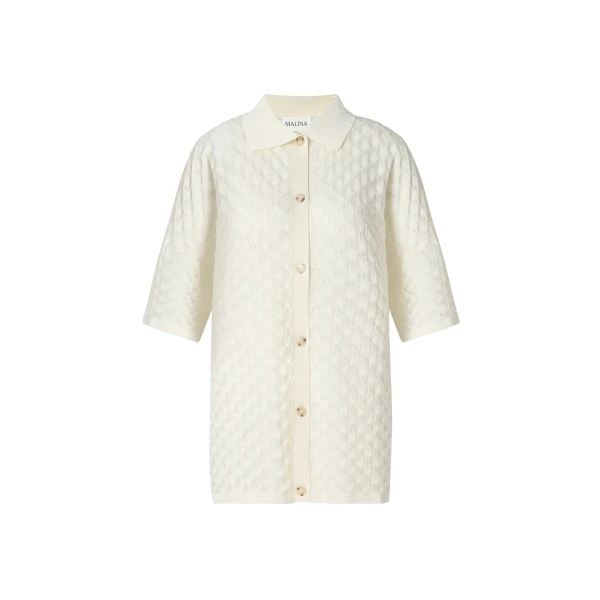 By Malina Moa Oversized Shirt in Cream