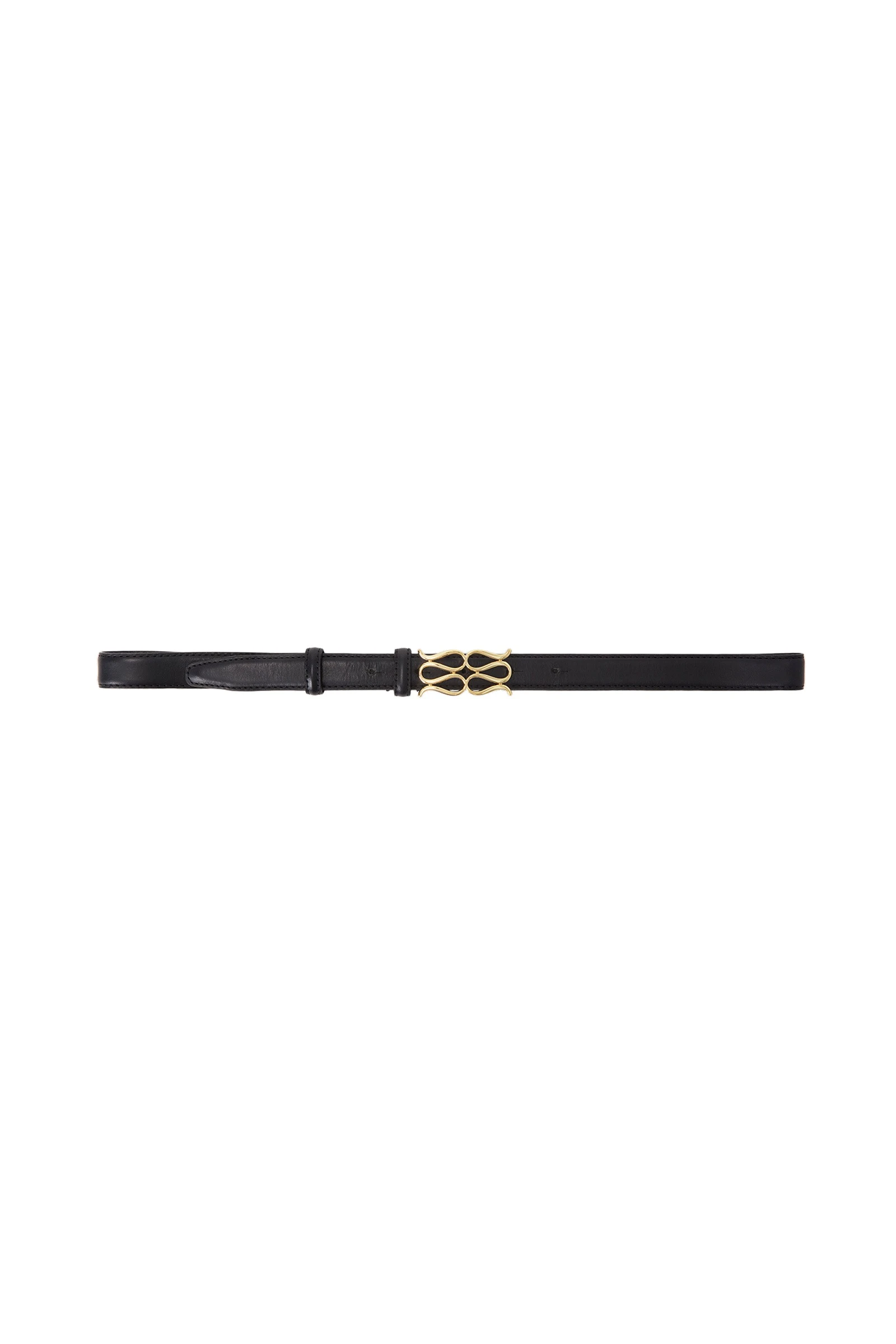 By Malina Monogram Belt in Black By Malina Monogram Belt in Black