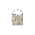 By Malina Monogram Bucket Bag in Shaded Dot By Malina Monogram Bucket Bag in Shaded Dot