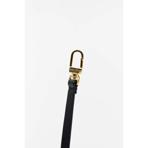By Malina Monogram Leather Case in Shaded Dot, view 4
