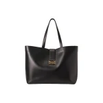 By Malina Monogram Tote Bag in Black