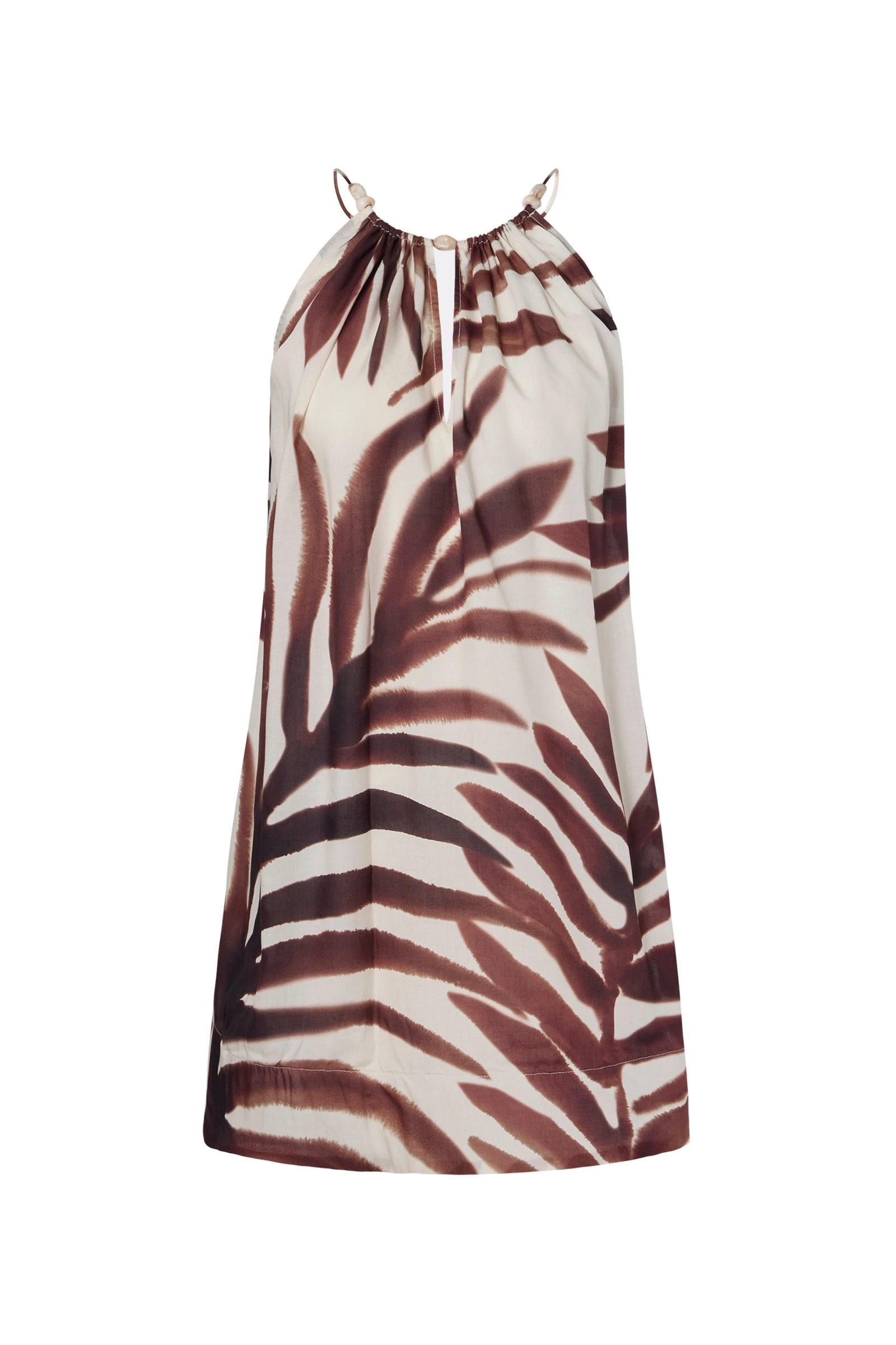By Malina Neela Mini Dress in Burnt Leaf By Malina Neela Mini Dress in Burnt Leaf
