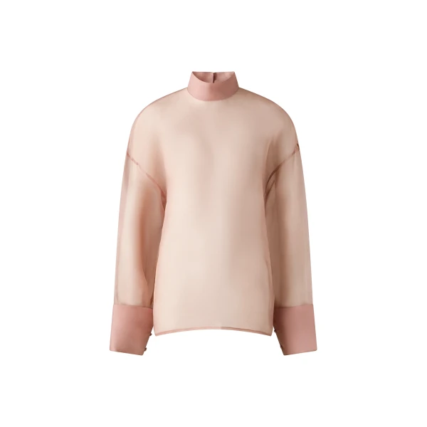 By Malina Nicole Blouse in Soft Pink