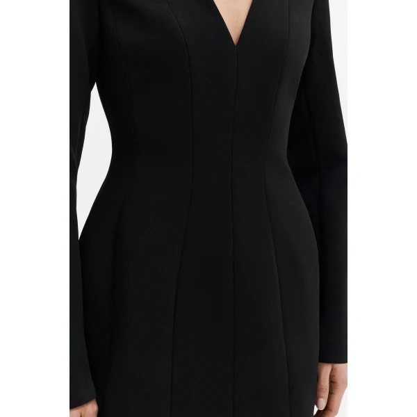 By Malina Ninni Mini Dress in Black, view 5