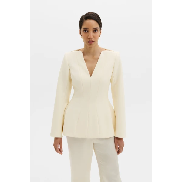 By Malina Ninni Top in Pearl, view 4