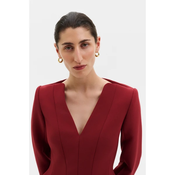 By Malina Ninni Top in Ruby, view 2