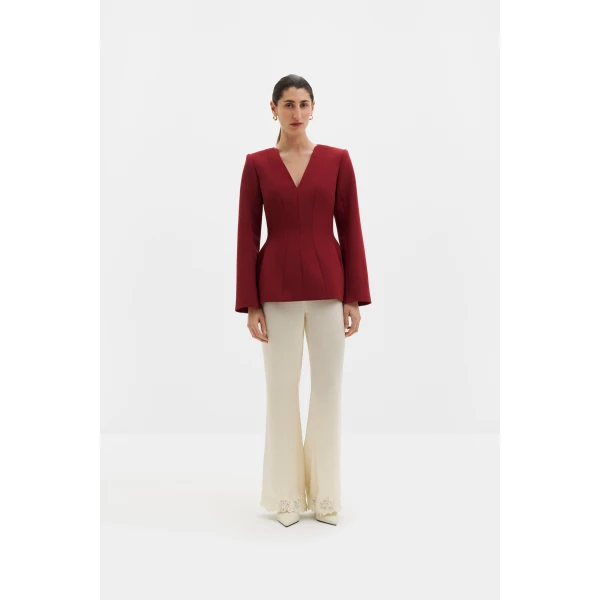 By Malina Ninni Top in Ruby, view 3