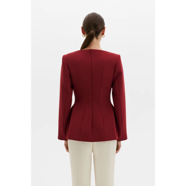 By Malina Ninni Top in Ruby, view 5