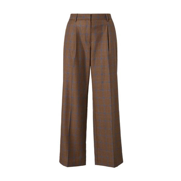 By Malina Nisa Pants in Camel Checks