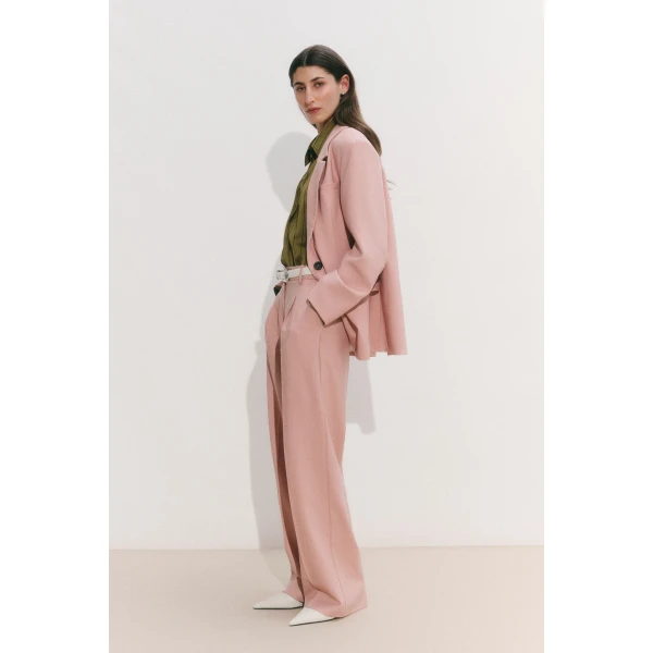 By Malina Nisa Pants in Soft Pink, view 2
