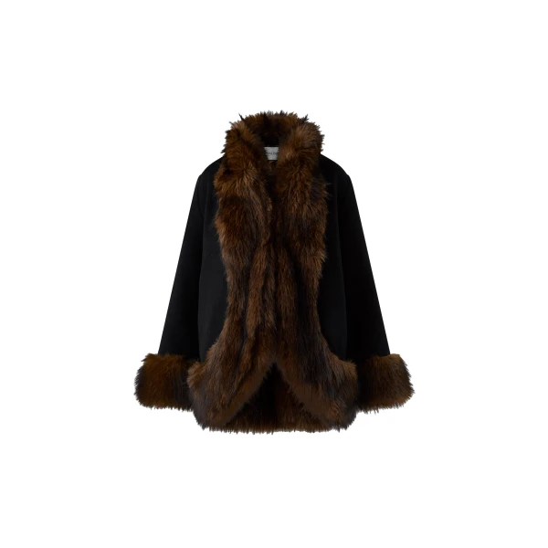 Nor Coat in Black