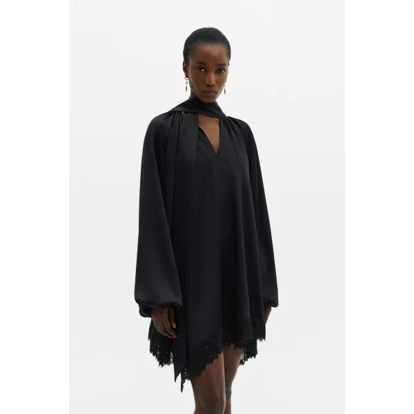 By Malina Norea Mini Dress in Black, view 2