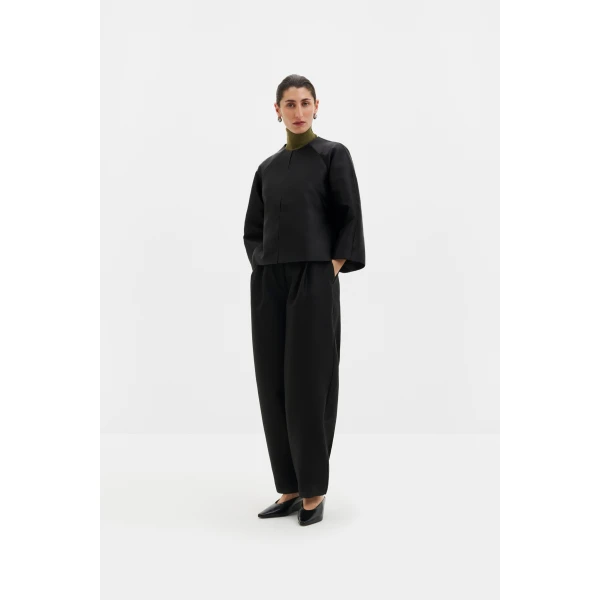 By Malina Novalie Blouse in Black, view 3