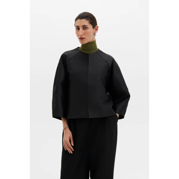 By Malina Novalie Blouse in Black, view 4