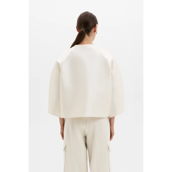 By Malina Novalie Blouse in Ivory, view 4
