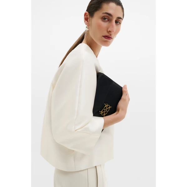 By Malina Novalie Blouse in Ivory, view 6