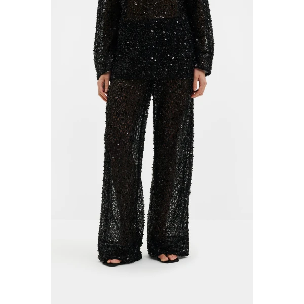 By Malina Pamela Trousers in Black, view 3