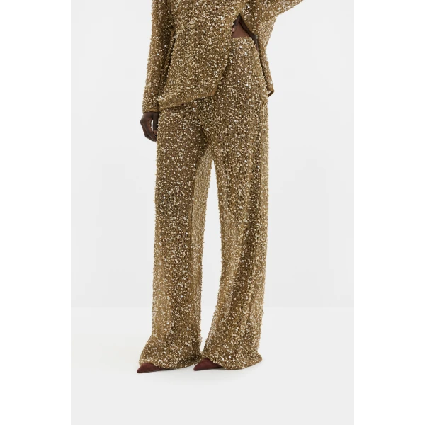 By Malina Pamela Trousers in Camel, view 3