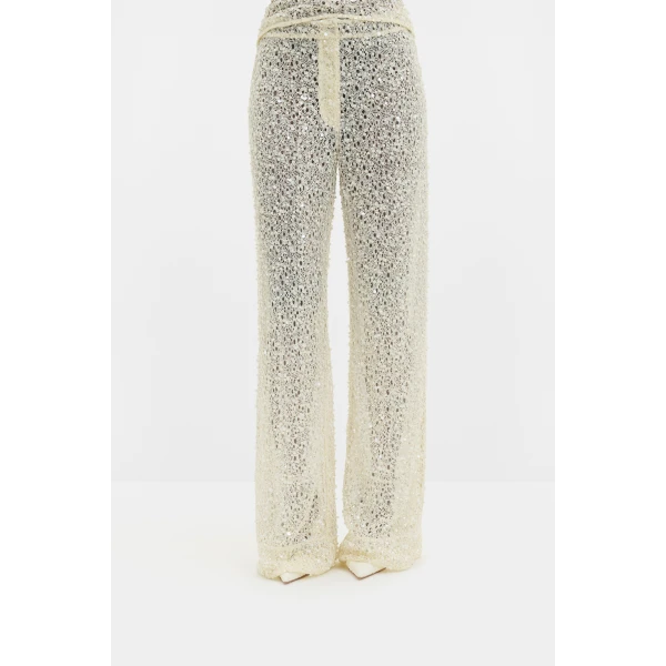 By Malina Pamela Trousers in Pearl, view 5