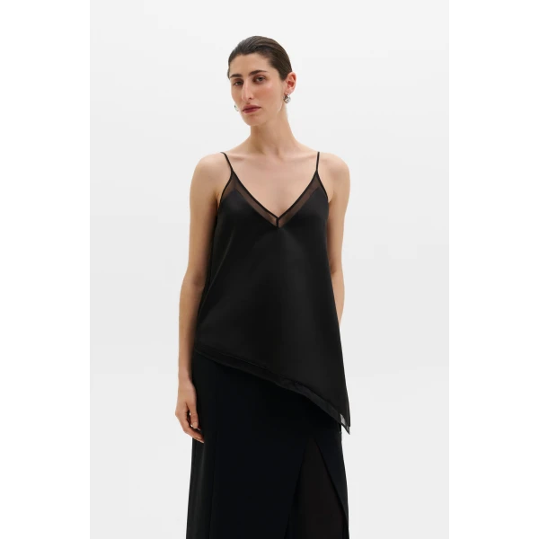 By Malina Petronella Top in Black, view 2