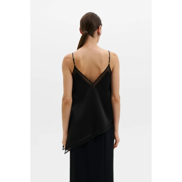 By Malina Petronella Top in Black, view 4