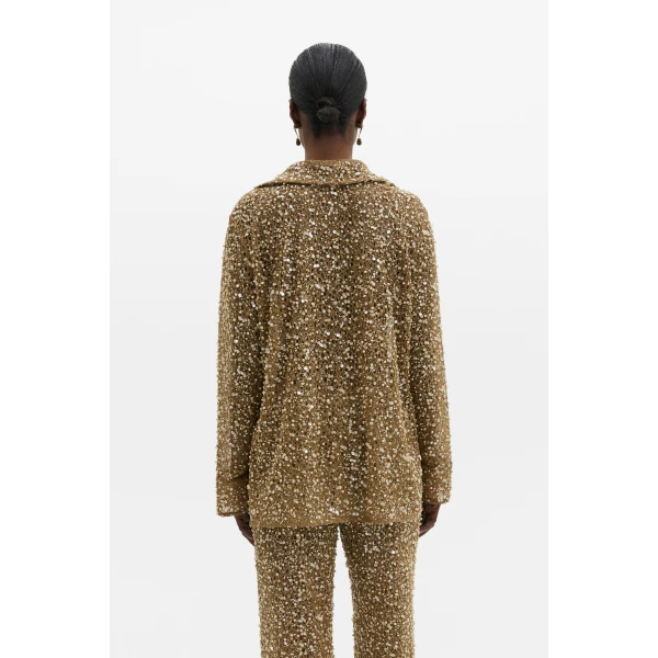 By Malina Philippa Shirt in Camel, view 4