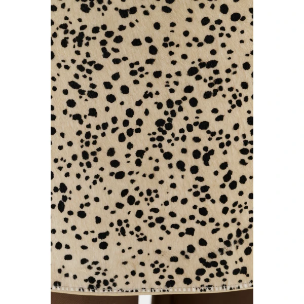 By Malina Phoebe Leather Coat in Shaded Dot, view 6