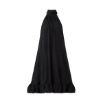 By Malina Sabrina Midi Dress in Black