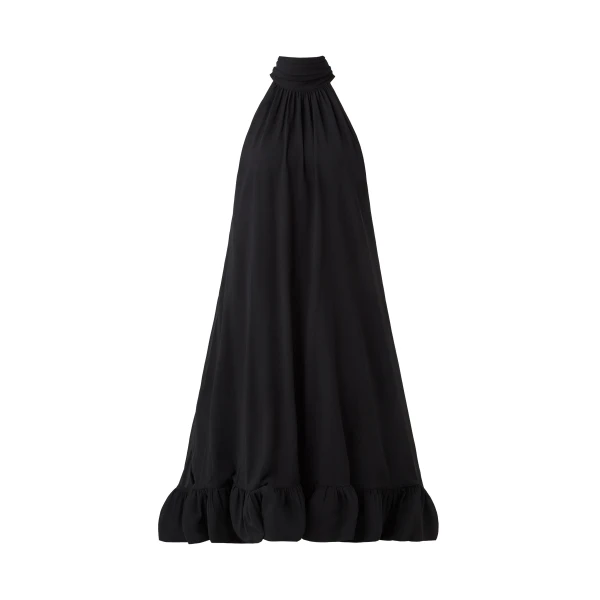 By Malina Sabrina Midi Dress in Black