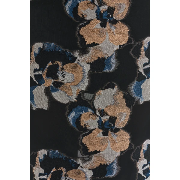 By Malina Sanna Midi Skirt in Dark Blooms, view 6