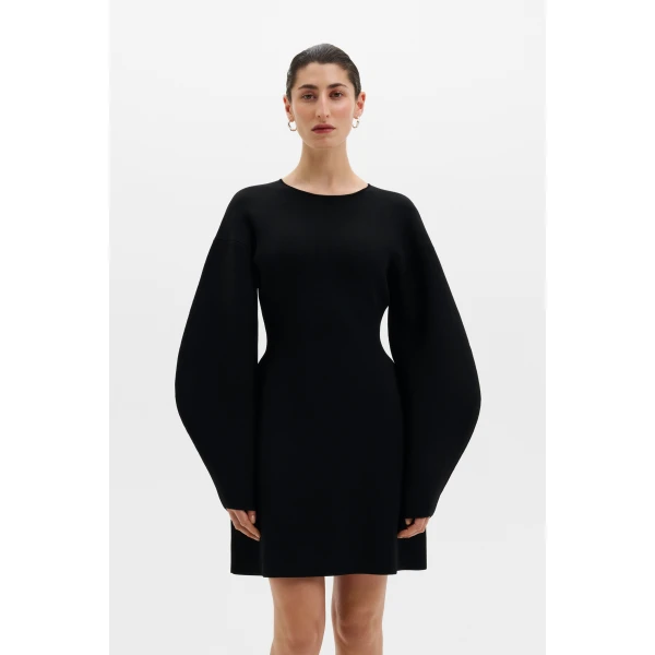 By Malina Sanne Mini Dress in Black, view 2